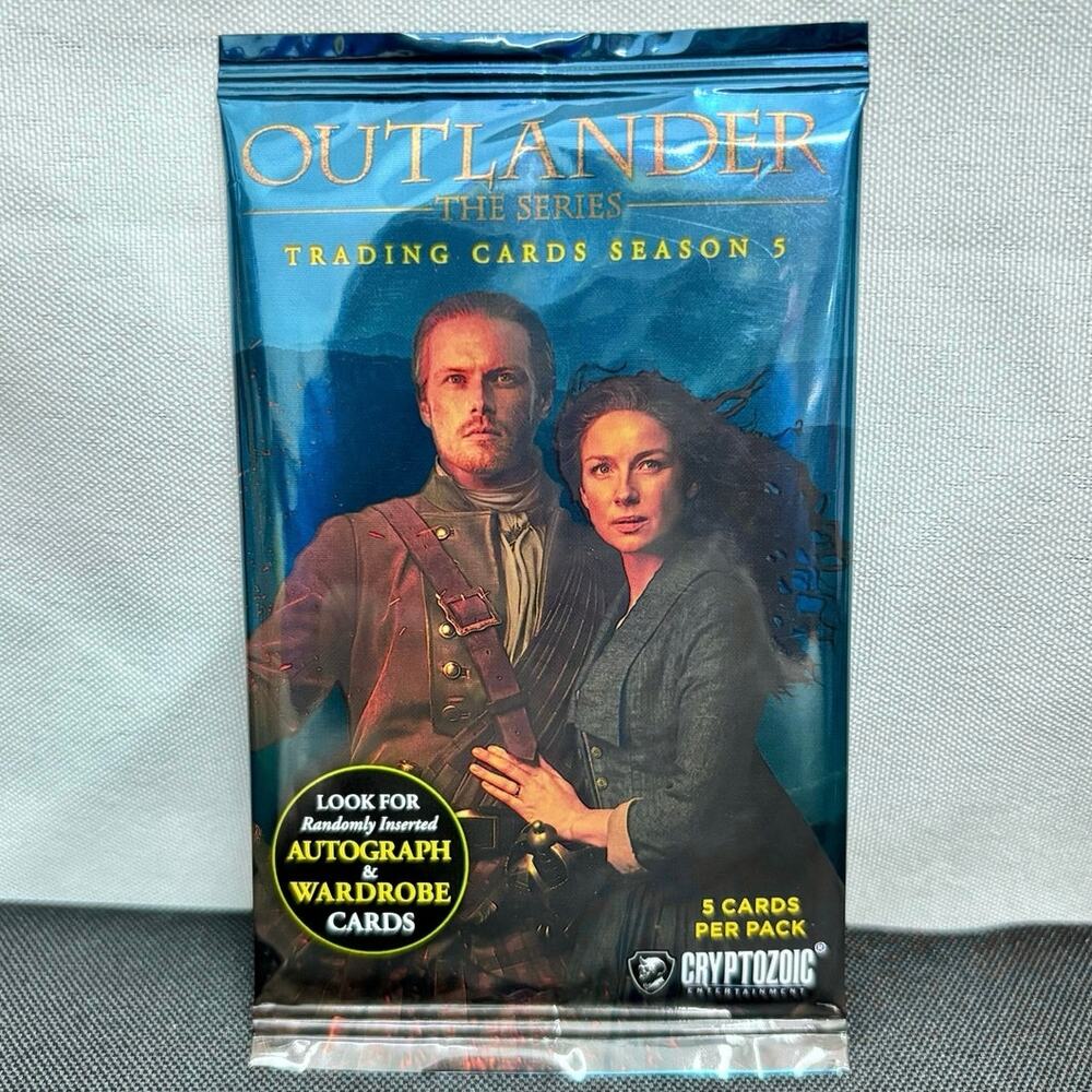 New Cryptozoic Outlander: The Series Trading Cards Season 5, 5-Card Pack